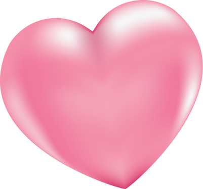 3D Pink Heart Illustration